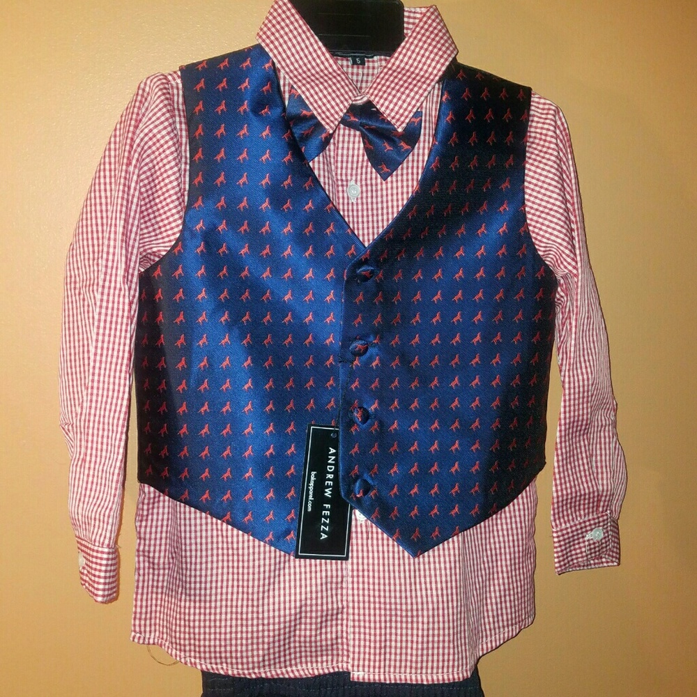 Cute Andrew Fezza 4pc Kids Suit